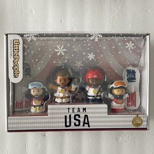 Fisher-Price Little People Collector TEAM USA 2022  WINTER OLYMPICS Figurine Set